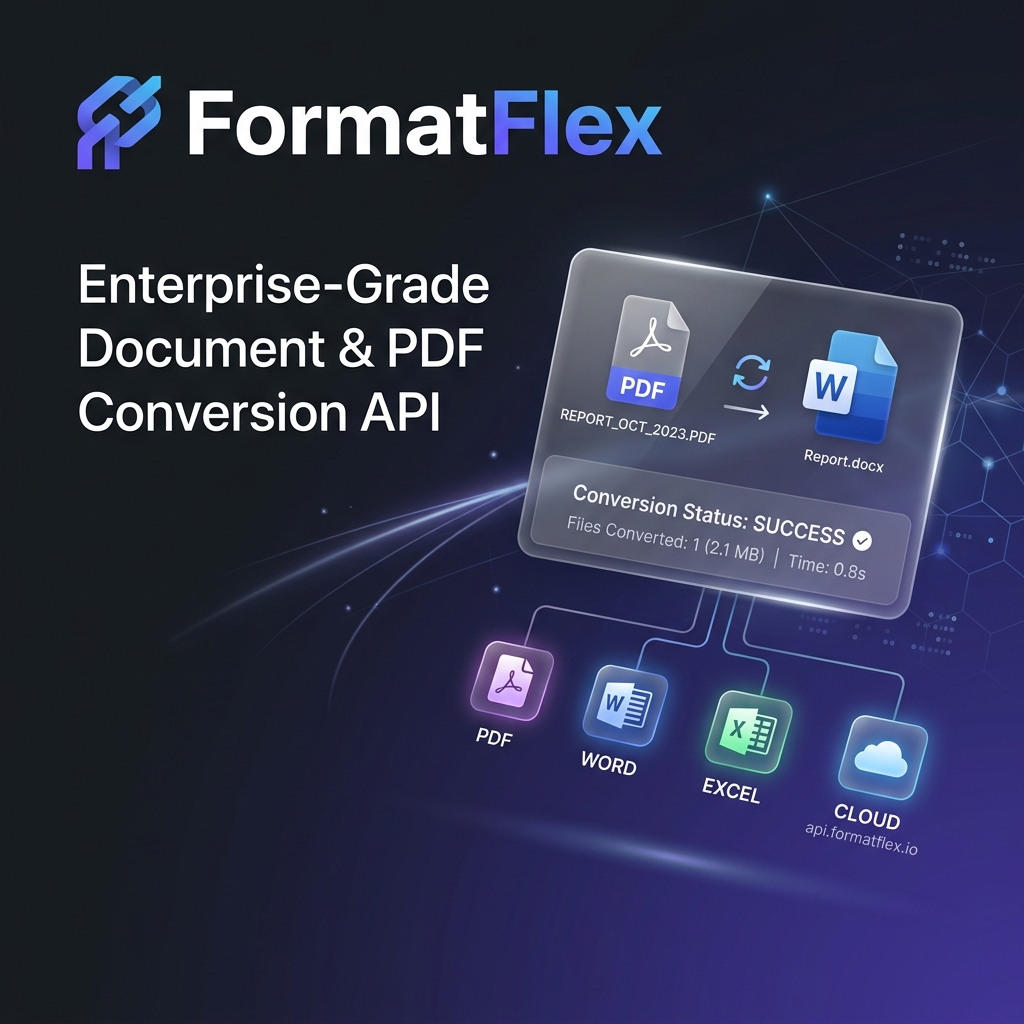FormatFlex | Enterprise Document & PDF Conversion API